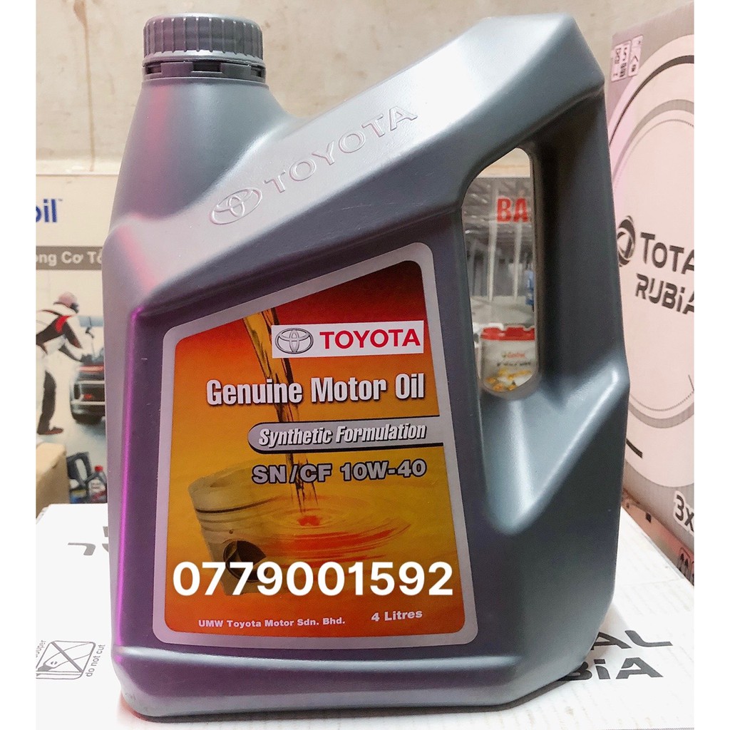 Nhớt Toyota 5w30/10w40 4L