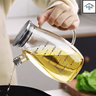 Bình thủy tinh đựng gia vị, dầu ăn