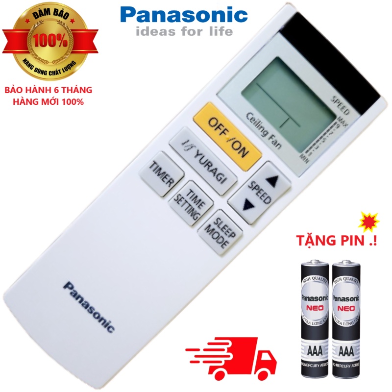 Điều khiển quạt trần Panasonic F60 TDN- Hàng mới chính hãng Panasonic 100% Tặng kèm Pin
