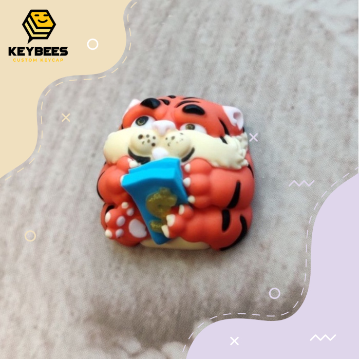 Artisan Keycap - Nút bàn phím cơ resin handmade Tiger Cub