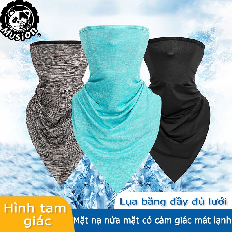 Khăn rằn tam giác thấm hút mồ hôi khô nhanh chống nắng đa năng khi đi xe đạp