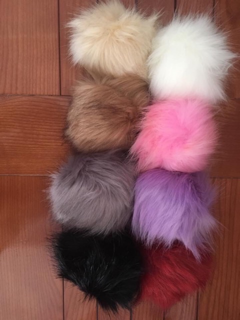 Pom pom / quả bông len 15cm