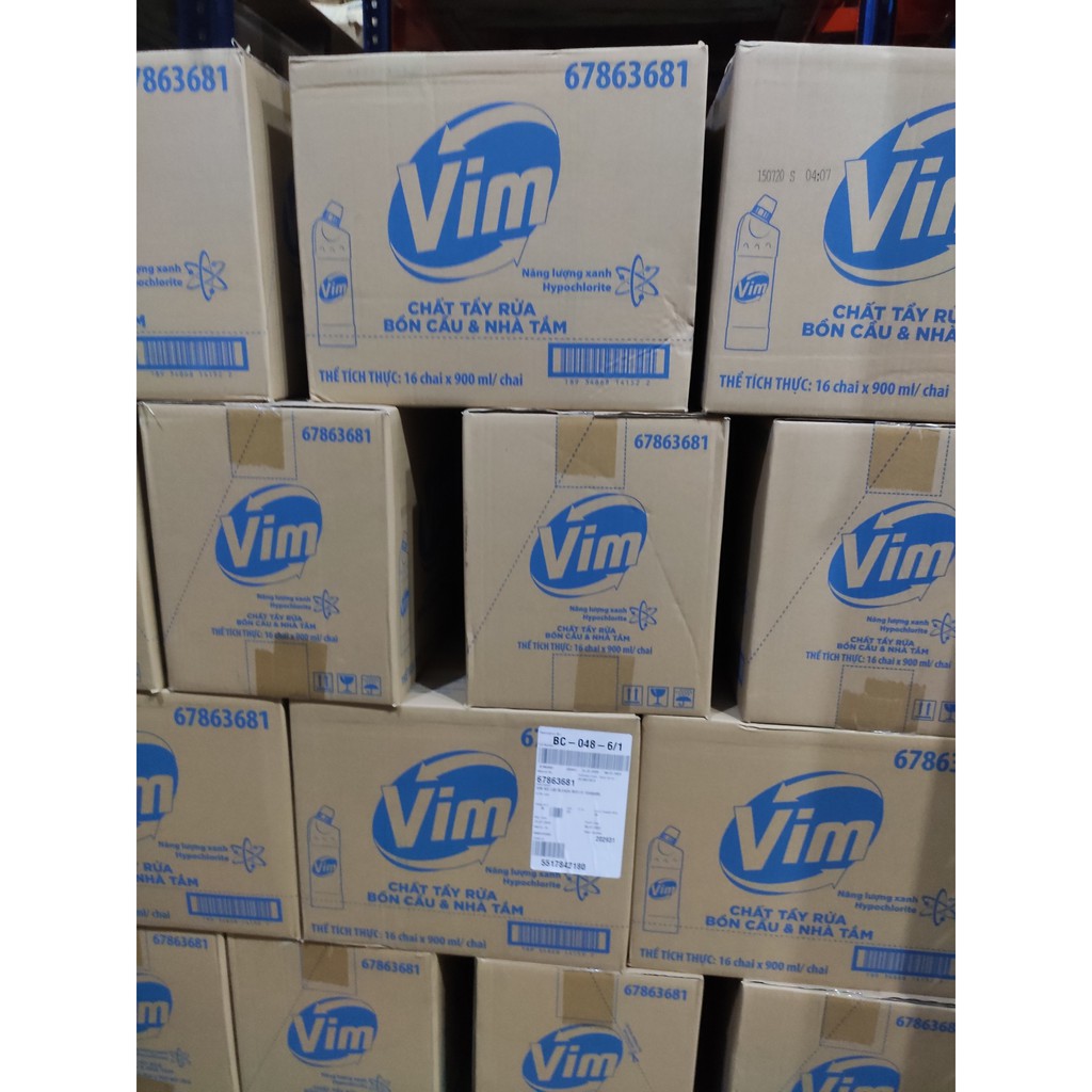 VIM Nước tâỷ bồn cầu toilet tím 900 ml 900ml Vim Chuyên Dụng 925 g 925g