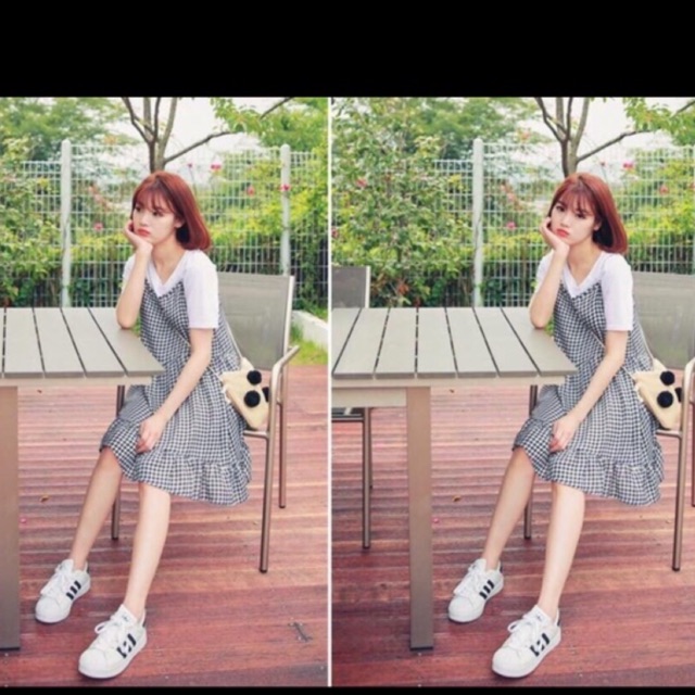set yếm caro
