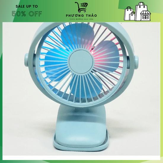 Thiết Bị Quạt kẹp tích điện siêu mát siêu tiện dụng Clip Fan Siêu Rẻ Giá Tốt (Giao màu ngẫu nhiên)