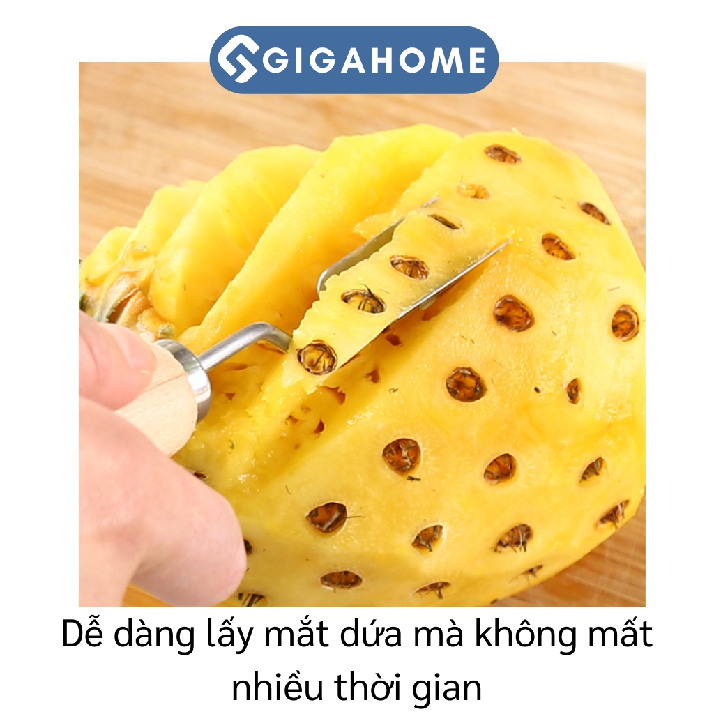 Dao Gọt Thơm, Cắt Mắt Dứa Hình Chữ V GIGAHOME Siêu Nhanh, Tiết Kiệm Thời Gian 5816