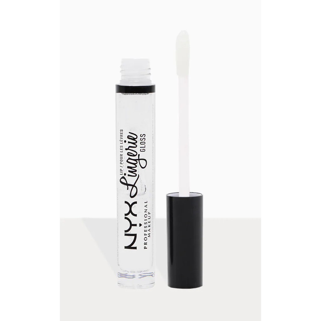 SON BÓNG TRONG SUỐT KHÔNG NHŨ NYX LIP LINGERIE GLOSS MÀU CLEAR CHÍNH HÃNG - 9630