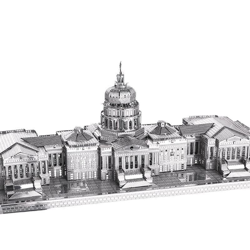 Mô Hình Kim Loại Lắp Ráp 3D Piececool Tòa Nhà Quốc Hội Mỹ US Capitol