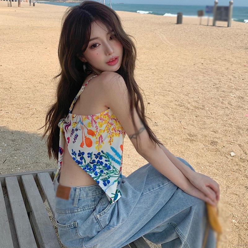 Áo Dây Nữ Cộc Tay Quyến Rũ