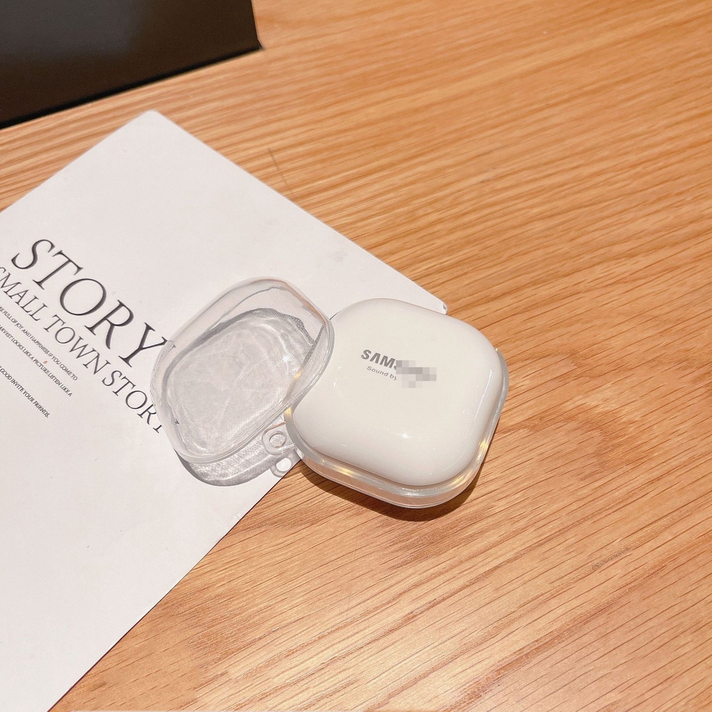 Vỏ Bảo Vệ Hộp Sạc Tai Nghe Bluetooth Samsung Galaxy Buds 2 Live Pro Bằng TPU Mềm Trong Suốt Hình Động Vật 3D