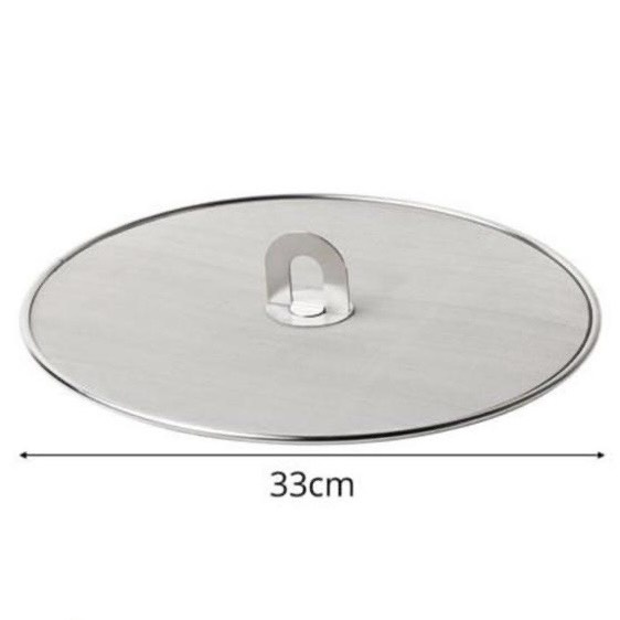 Nắp lưới đậy chảo chống văng dầu mỡ inox đủ size 25cm - 29cm - 33cm cao cấp