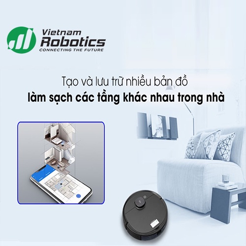 Robot hút bụi Ecovacs Deebot Ozmo T8 AIVI - Hàng chính hãng (Bản Quốc Tế)