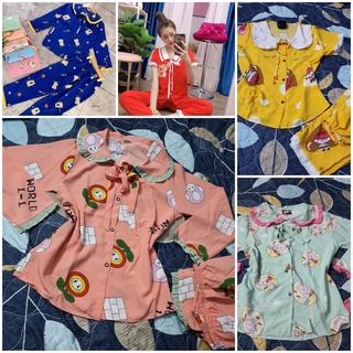 Đồ ngủ nữ dài tay , ngắn tay chất liệu đũi mát mẻ