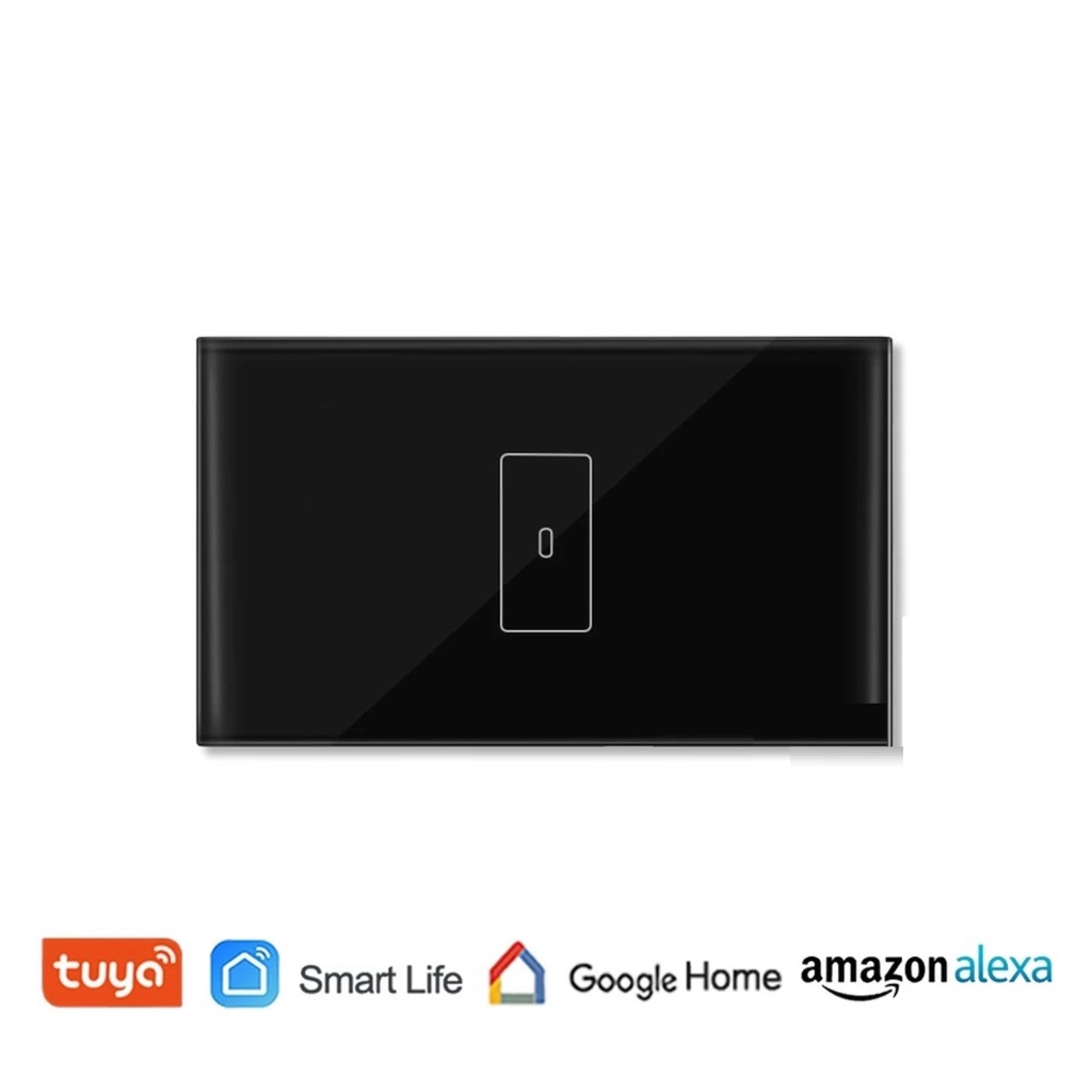 Công tắc thông minh Wifi Tuya công suất cao 20A điều khiển, hẹn giờ bình nóng lạnh, đo điện năng tiêu thụ