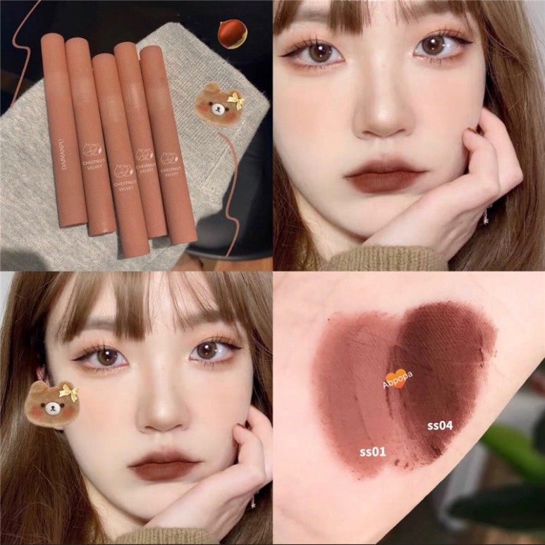 [Hoangminh] Son lì DAIMANPU mềm mịn như nhung chống thấm nước chống khô môi lâu trôi | BigBuy360 - bigbuy360.vn