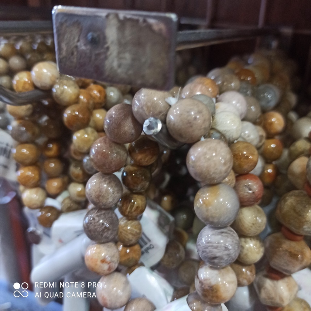 Vòng Tay Đá San Hô Nâu