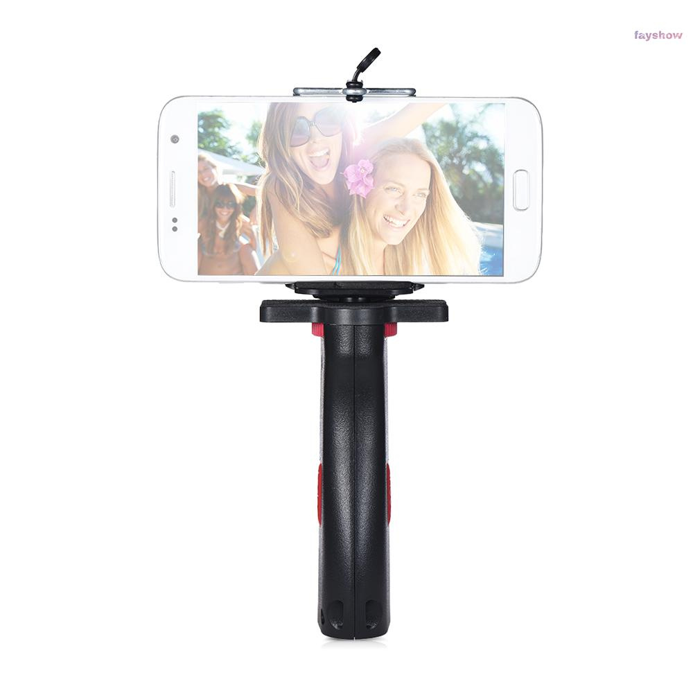 Andoer Tay Cầm Chống Rung + Giá Đỡ Điện Thoại + Ốc Vít 1 / 4 "Cho Camera Hành Động 5.5-8.5cm