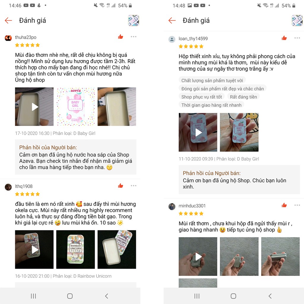 Nước hoa sáp Daisy cho nam, nữ 12 mùi Tự Nhiên Dịu Nhẹ Tươi Mát, nước hoa khô mini bỏ túi - Azeva | Thế Giới Skin Care