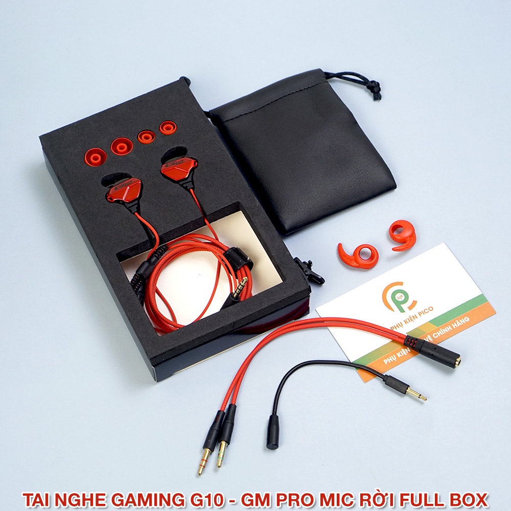 Tai nghe gaming mic rời G5/ G20 Lite/ G10/ GM PRO 3.5mm Type C - Tai nghe Plextone có dây có mic G20/G30/G50 xMOWi RX3