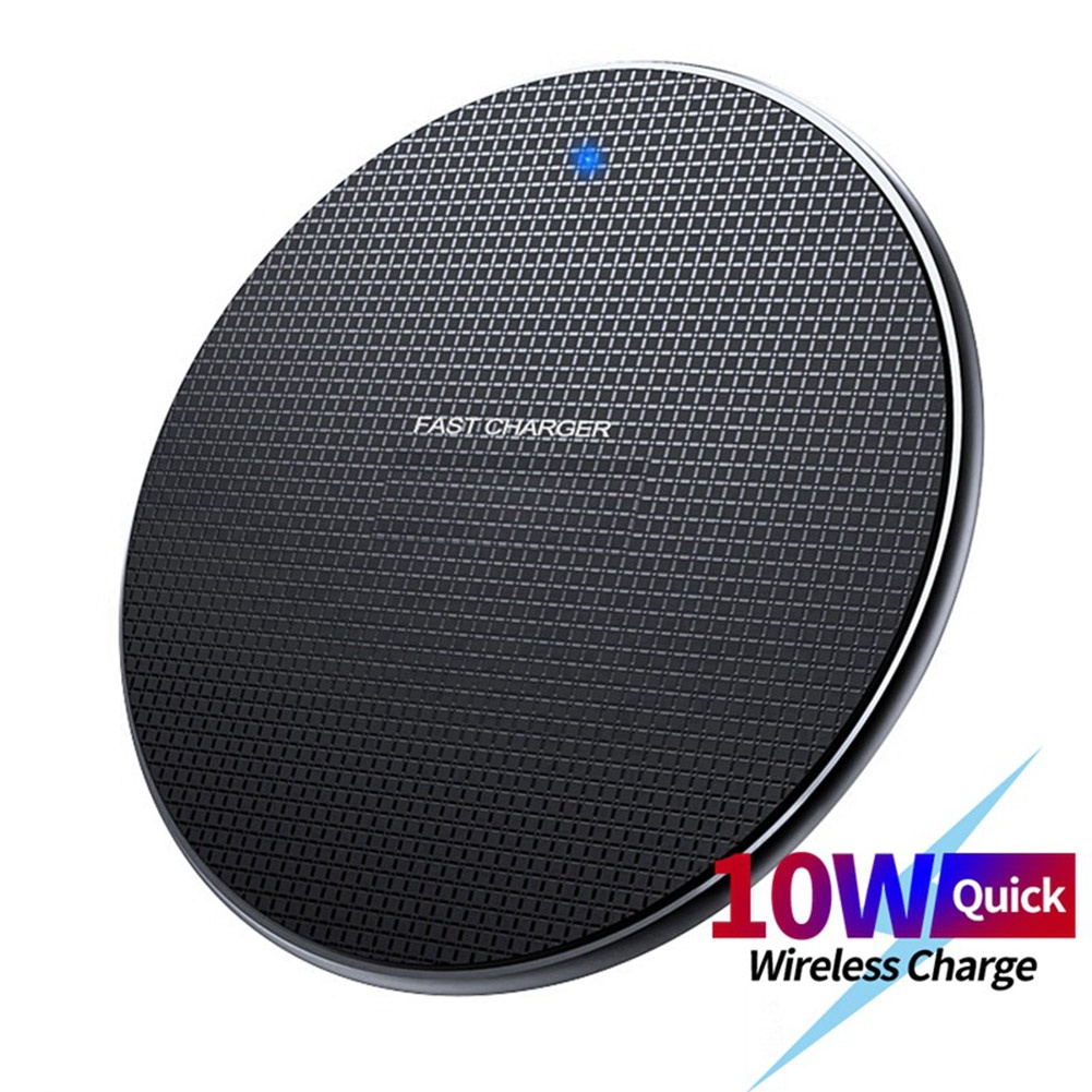 Đế Sạc Nhanh Không Dây OLAF 10W Hình Tròn Mỏng Cho Điện Thoại iPhone Android