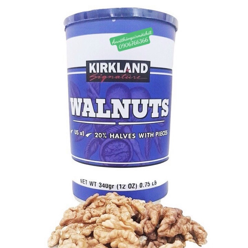 Hạt Óc Chó Kirkland Mỹ Hộp 340gram