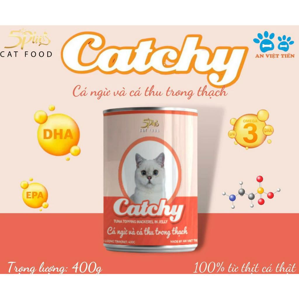 PATE MÈO CATCHY LON 400GR ĐỦ VỊ