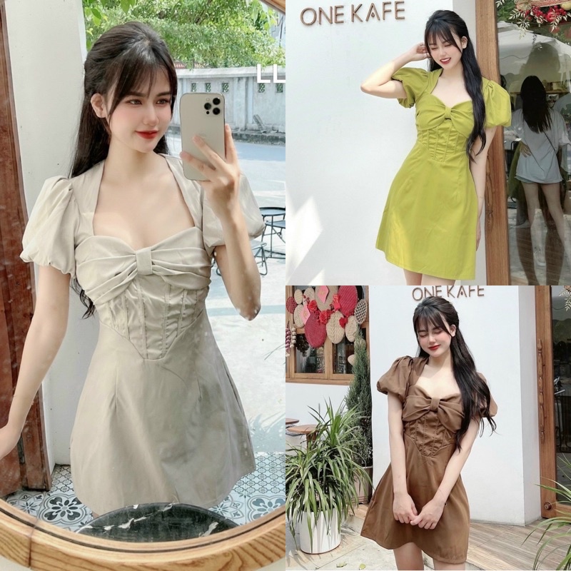Đầm nơ ngực
