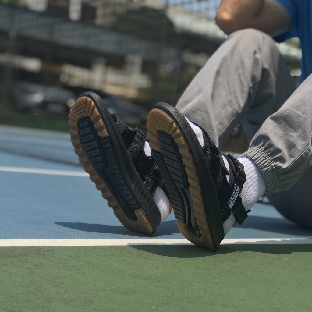 Sandal Nam Letas Phản Quang D1003 Đen Đen