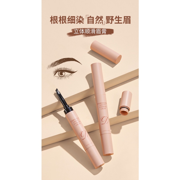 Gel vẽ lông mày Chì Kẻ Lông Mày Kem Nhuộm Lông Mày Chống Thấm Nước Lâu Trôi