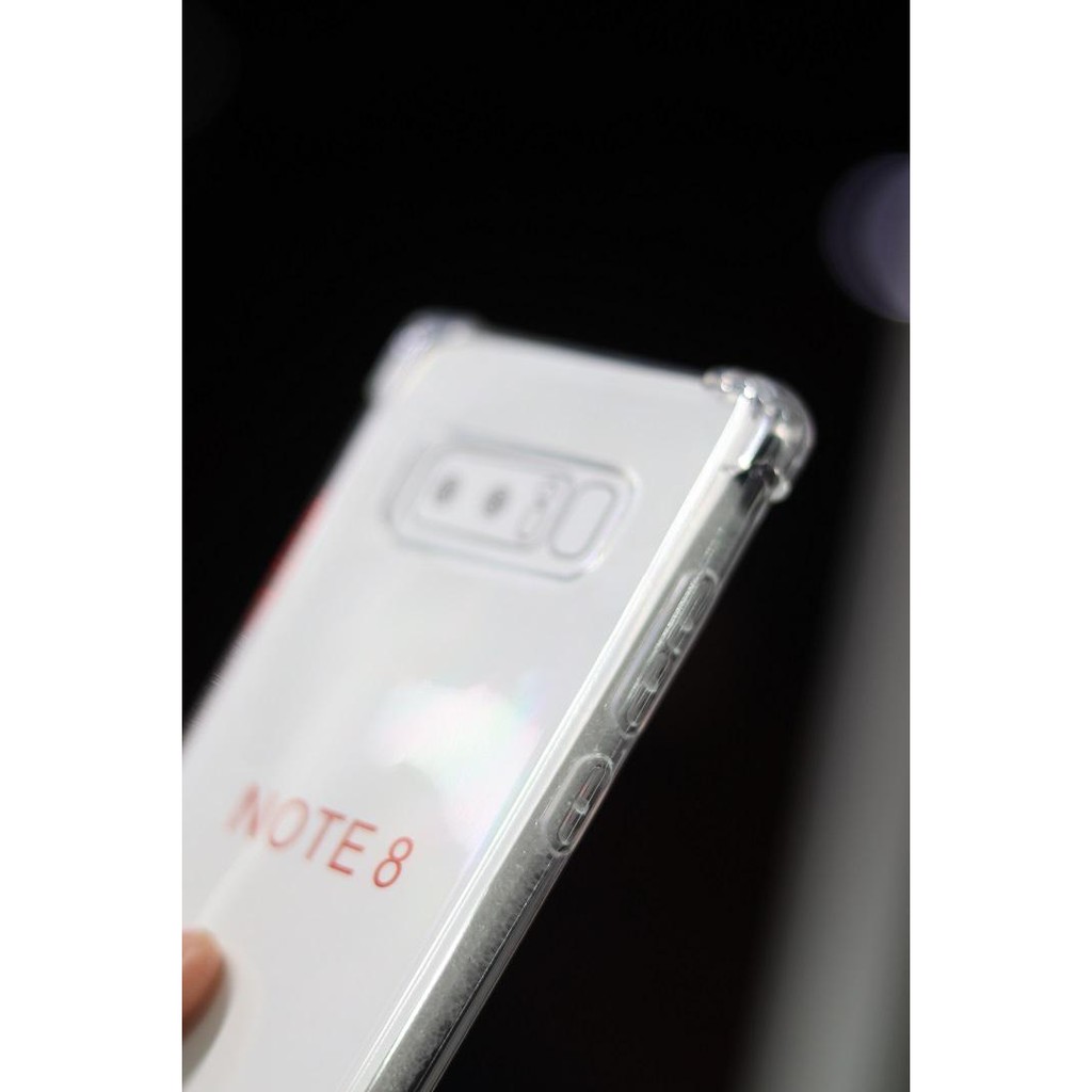 Ốp Lưng Samsung Galaxy Note 8 Ốp Dẻo Trong Chống Sốc 4 Góc Cao Cấp