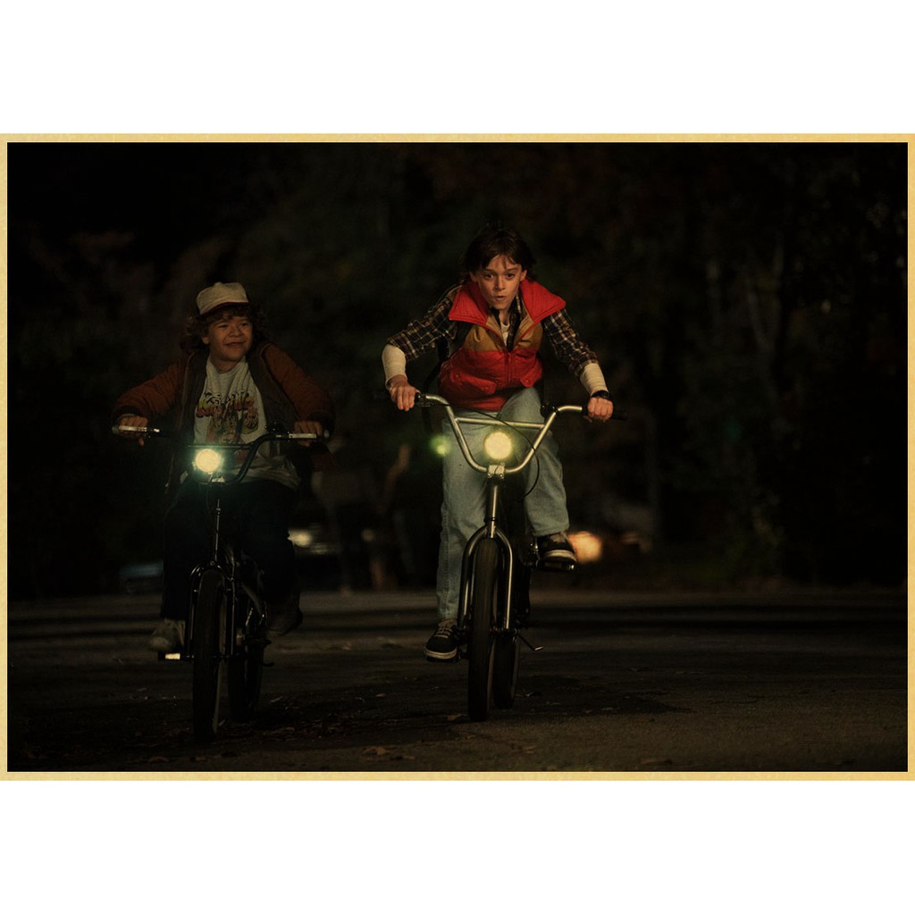 Tranh Treo Tường Trang Trí Nội Thất In Hình Stranger Things Độc Đáo