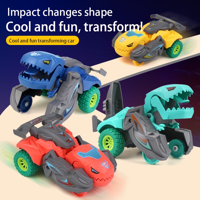 BP MART Đồ chơi xe hơi biến hình khủng long thú vị cho các bé