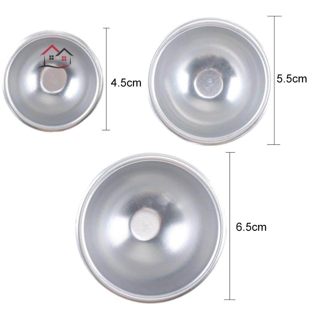 Bộ 6 khuôn tròn chuyên dụng làm bom tắm