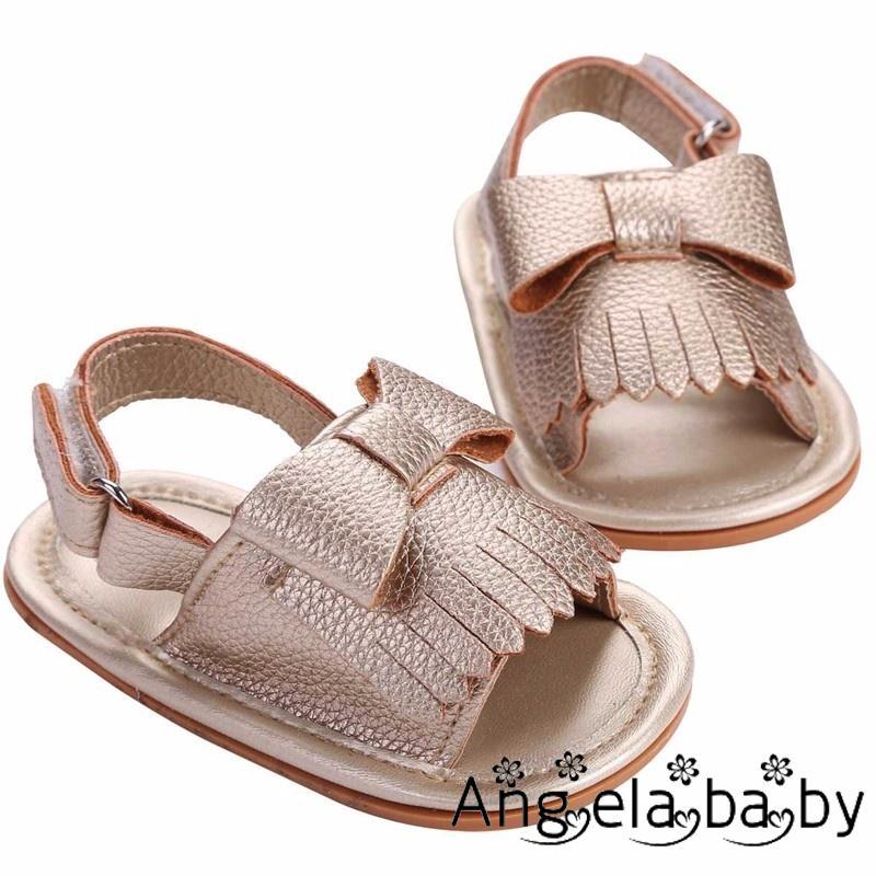 Giày Sandal phối tua kiểu công chúa dễ thương cho bé gái