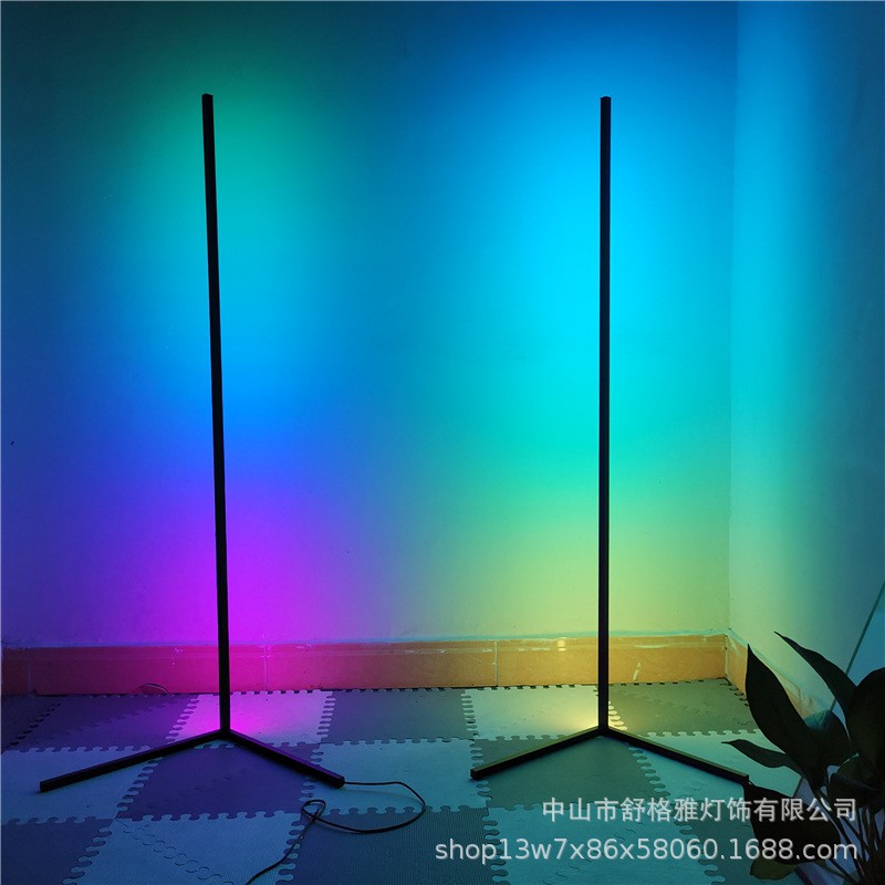 Đèn Led đứng góc tường RGB 2021 trang trí phòng khách, phòng ngủ, phòng game, điều khiển qua App Glowup Corner L01