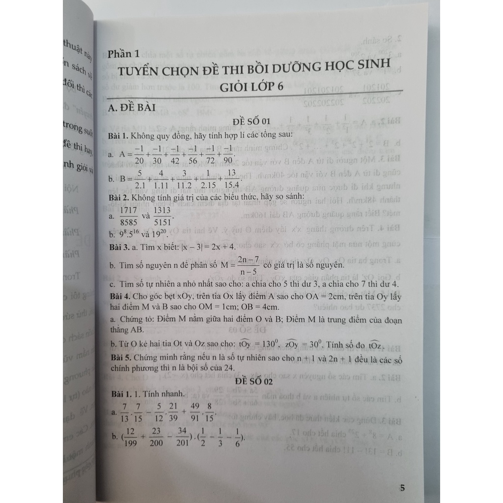 Sách - Tuyển Chọn Đề Thi Học Sinh Giỏi Lớp 6 7 8 Môn Toán