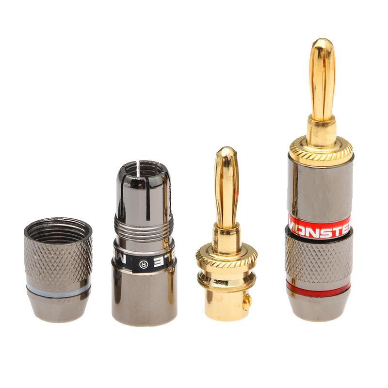Jăck loa bắp chuối Monster - Bộ 4 cái jack bắp chuối monster