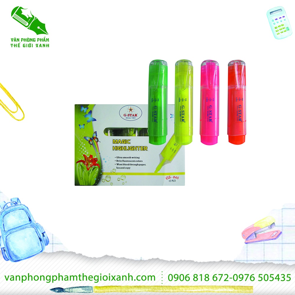 Bút Dạ Quang  Gstar 045