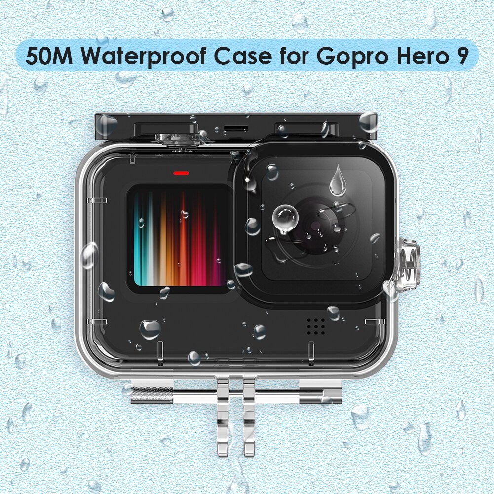 [ GOPRO 9 ] Case chống nước cho CASE GOPRO HERO 9 + tặng 12 miếng chống đọng sương