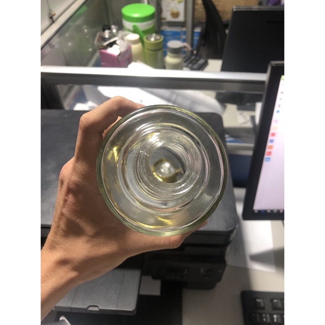 BÌNH ĐỰNG RƯỢU THUỶ TINH -500ml NẮP GÀI CAO CẤP