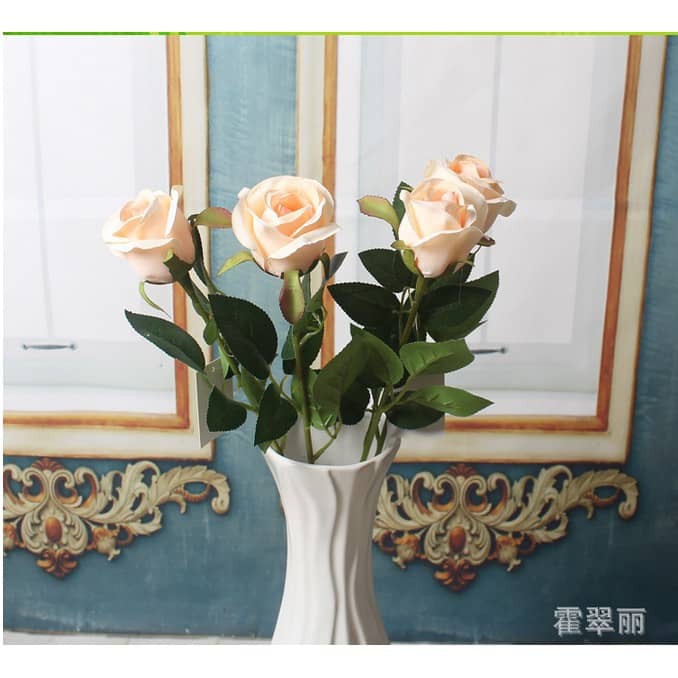 hoa giả - hoa hồng lụa cao cấp