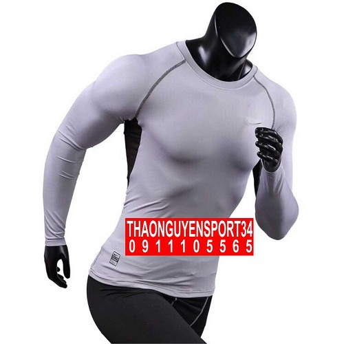 Áo thun nam dài tay, áo giữ nhiệt nam co dãn 4 chiều