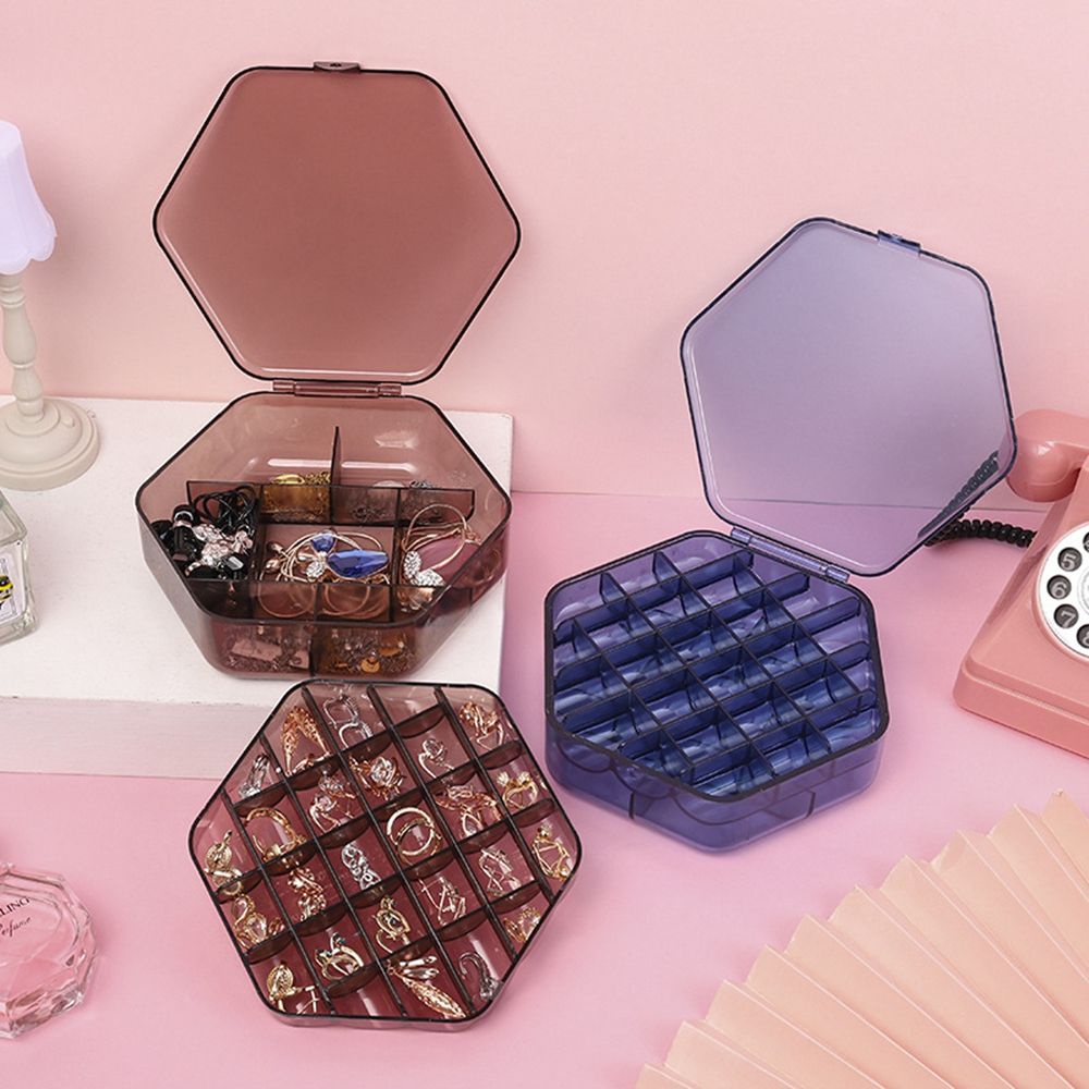 Hộp đựng trang sức nhiều màu sắc đa năng cho nữ