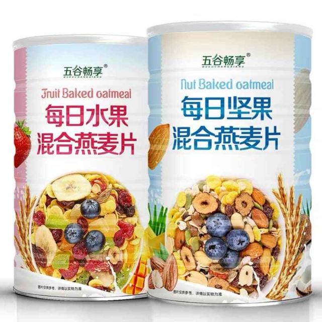 [Sẵn] Ngũ cốc yến mạch mix hạt và hoa quả 500g