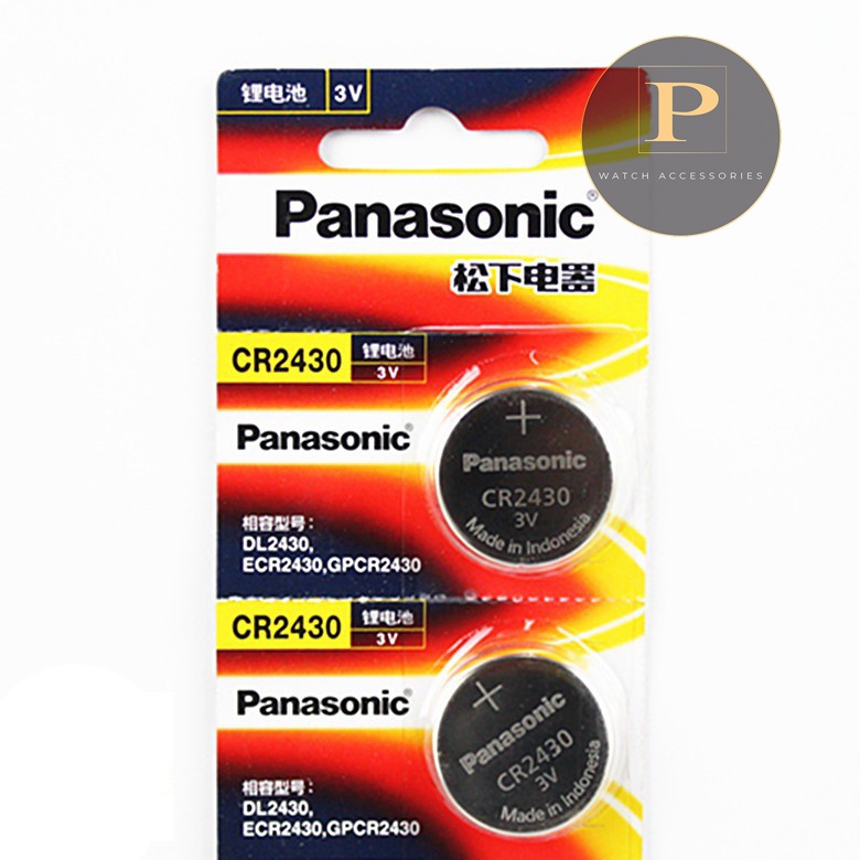 [Vỉ 2 Viên] Pin CR2430 Panasonic Pin 3V Lithium Made in Indonesia