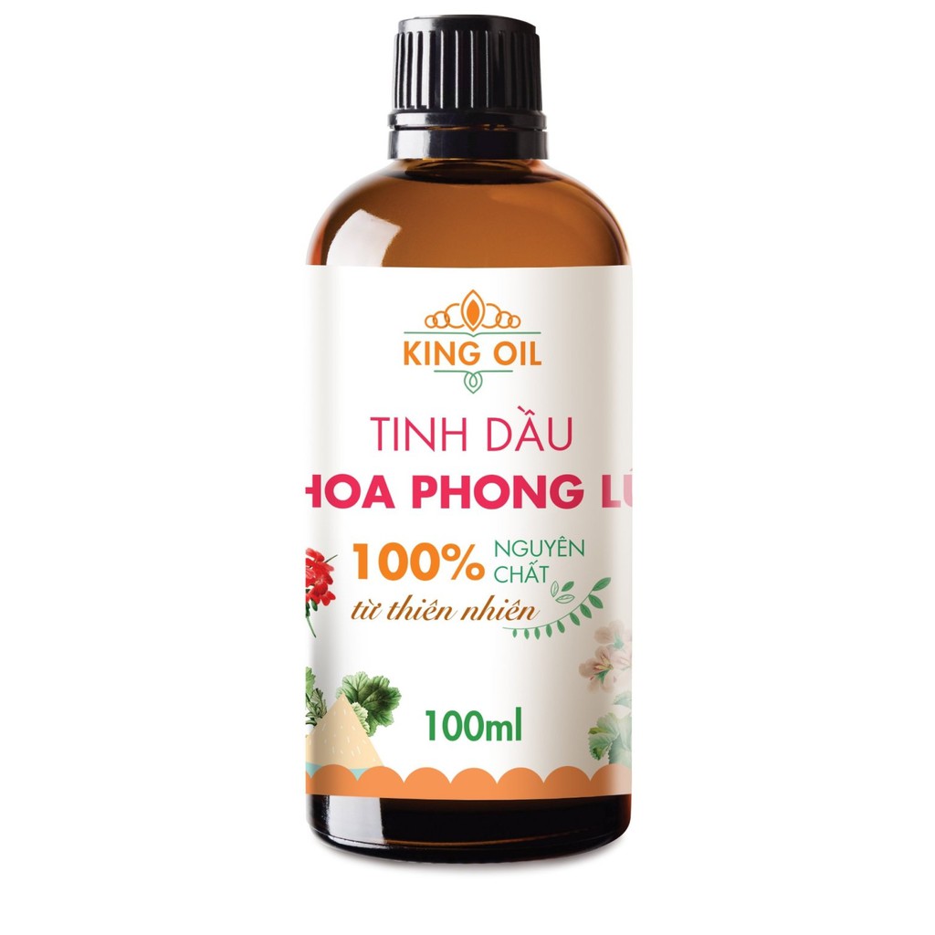 Tinh dầu hoa Phong Lữ nguyên chất từ thiên nhiên Organic - KingOil