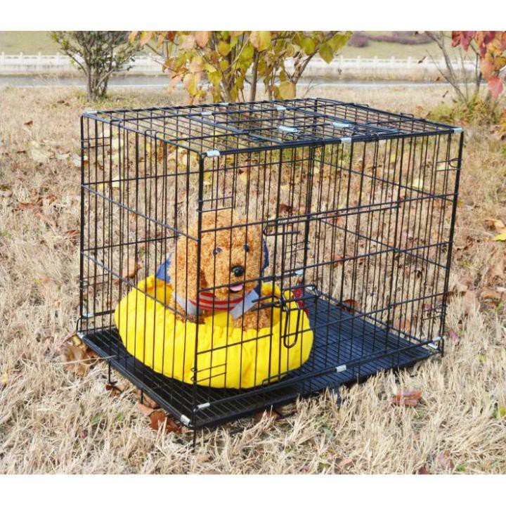 [ TẶNG KHAY VỆ SINH] Chuồng Chó Chuồng Mèo Gấp Gọn Sơn Tĩnh Điện, 3 Kích Cỡ 3 Màu Sắc