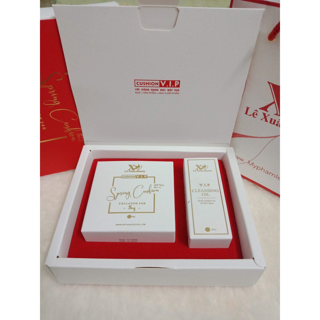 (shopkhanhhoa) Phấn nước SPRING CUSHION COLAGEN 24k | BigBuy360 - bigbuy360.vn