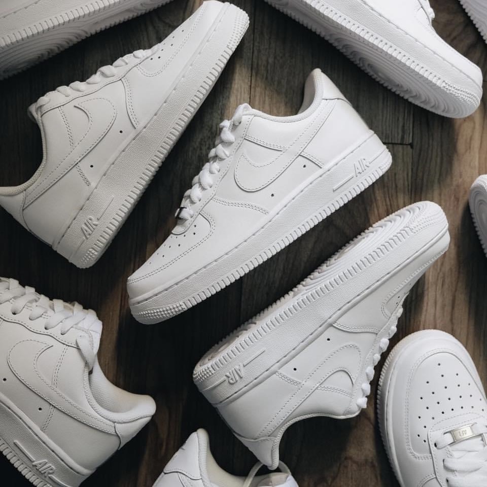 Giày thể thao AF1 trắng độn đế 3 phân fucll size nam nữ