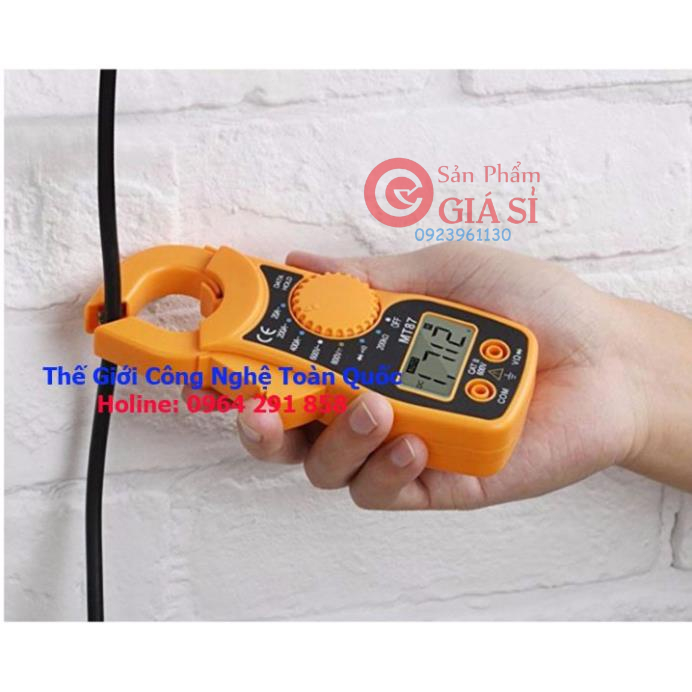 đồng hồ vạn năng kẹp dòng đo dòng điện - đồng hồ ampe kim tặng kèm pin HTP_MT87 ❤️freeship❤️